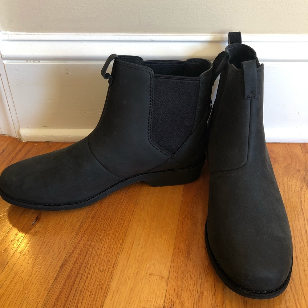 Teva Women's Ellery Pull On Waterproof Boot Black